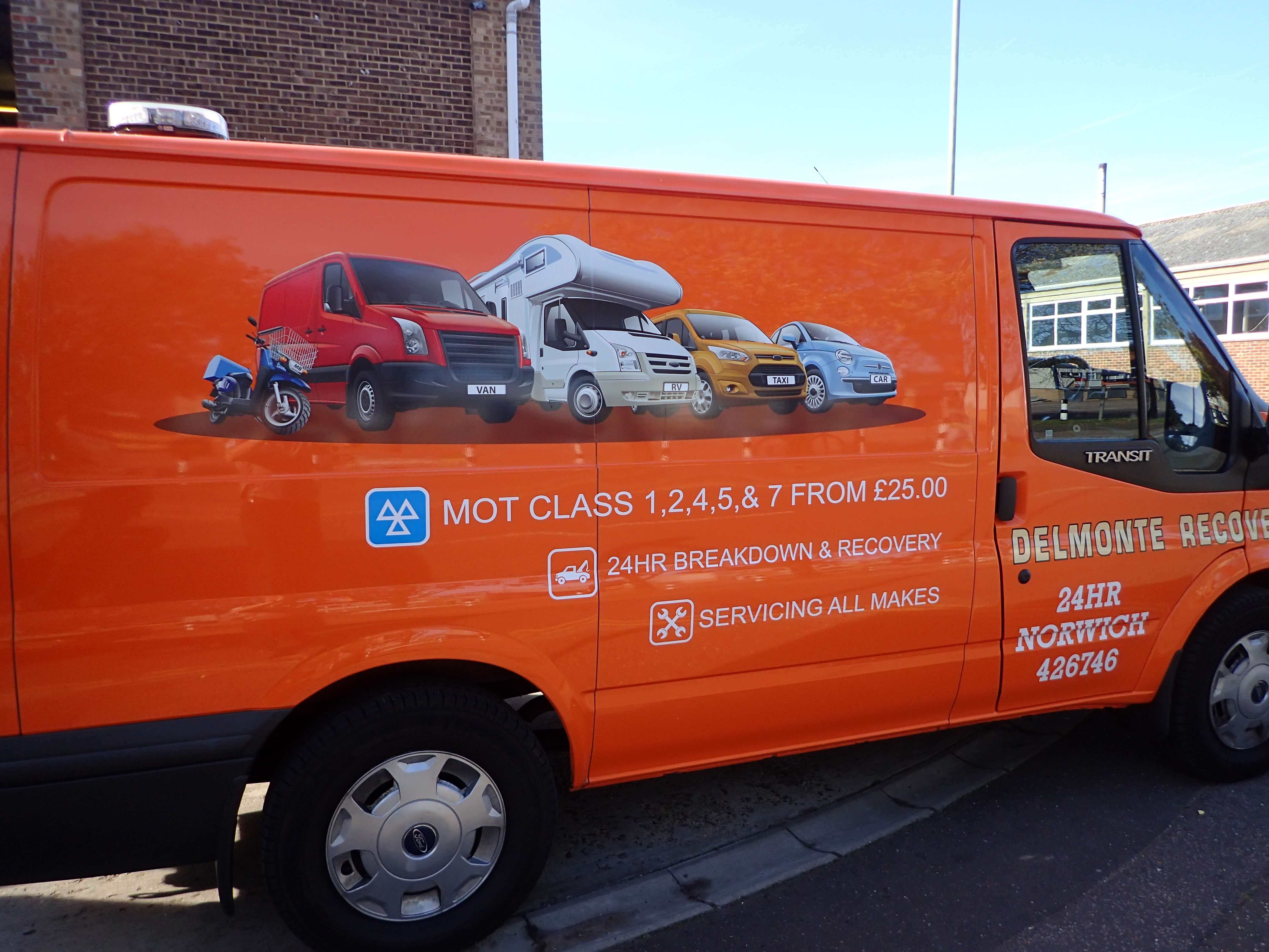 Delmonte Garage and breakdown recovery services Norwich case study image 3